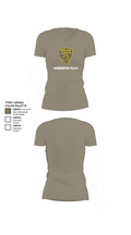 Hammonton Police 88438109 Women's Short Sleeve V-neck Shirt - 61