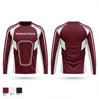 Henderson County 21549541 Long Sleeve Performance Shirt 1