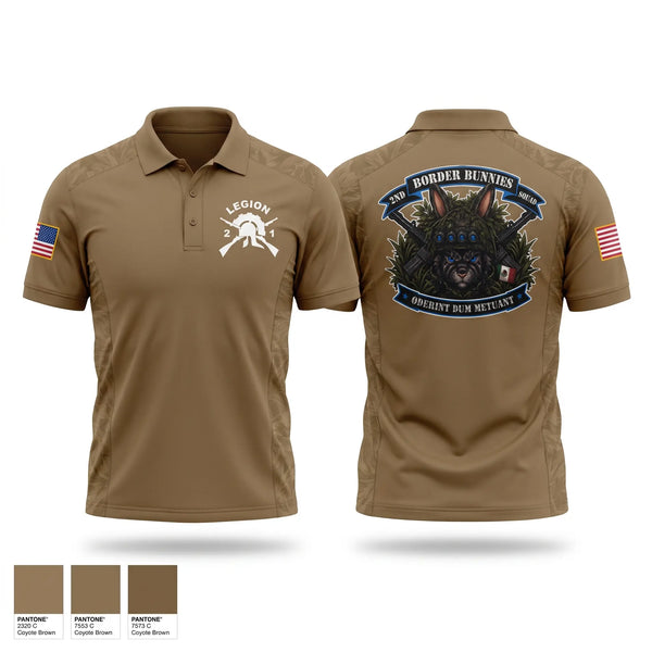 Short Sleeve Performance Polo, Border bunnies, Army, Teamtime, Team time, sublimation, custom sports apparel, team uniforms, spirit wear, spiritwear, sports uniforms, custom shirts, team store, custom team store, fundraiser sports, apparel fundraiser
