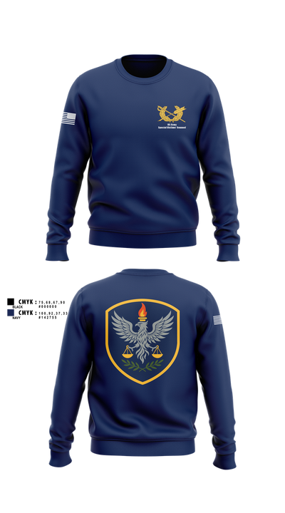 US Army Special Victims’ Counsel 25692350 Crew Neck Sweatshirt - 4