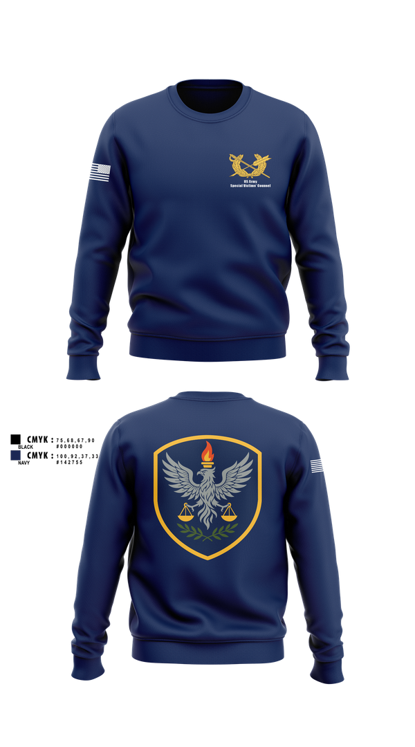 Crew Neck Sweatshirt, US Army Special Victims’ Counsel, , Teamtime, Team time, sublimation, custom sports apparel, team uniforms, spirit wear, spiritwear, sports uniforms, custom shirts, team store, custom team store, fundraiser sports, apparel fundraiser