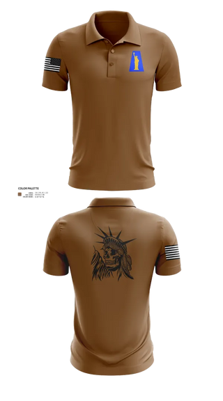 Short Sleeve Performance Polo, 1019th Quartermaster Company, , Teamtime, Team time, sublimation, custom sports apparel, team uniforms, spirit wear, spiritwear, sports uniforms, custom shirts, team store, custom team store, fundraiser sports, apparel fundraiser
