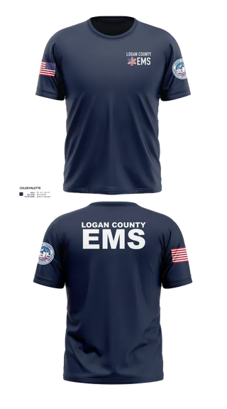 Old School Cotton Feel Shirt, Logan County EMS, EMS/EMT, Teamtime, Team time, sublimation, custom sports apparel, team uniforms, spirit wear, spiritwear, sports uniforms, custom shirts, team store, custom team store, fundraiser sports, apparel fundraiser