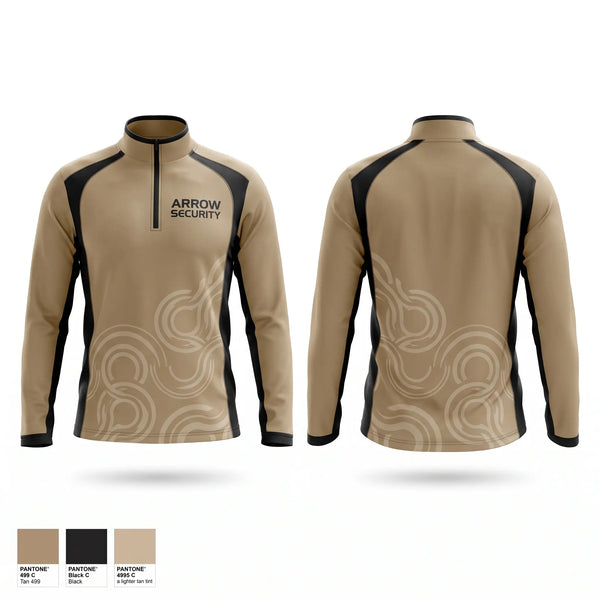 Quarter Zip Jacket, ARROW SECURITY, , Teamtime, Team time, sublimation, custom sports apparel, team uniforms, spirit wear, spiritwear, sports uniforms, custom shirts, team store, custom team store, fundraiser sports, apparel fundraiser