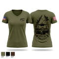 99th LRS Women's Short Sleeve V-neck Shirt - 1