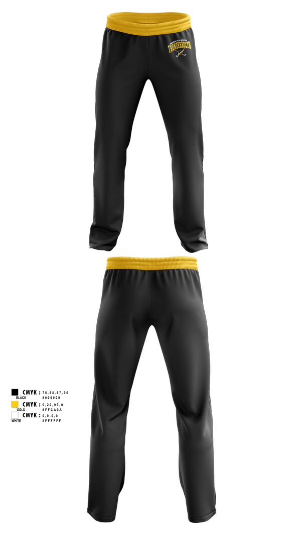 Sweatpants, Andrew Thunderbolts Golf, Golf, Teamtime, Team time, sublimation, custom sports apparel, team uniforms, spirit wear, spiritwear, sports uniforms, custom shirts, team store, custom team store, fundraiser sports, apparel fundraiser
