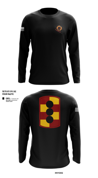 Long Sleeve Performance Shirt, 434th FA BDE H2F, Army, Teamtime, Team time, sublimation, custom sports apparel, team uniforms, spirit wear, spiritwear, sports uniforms, custom shirts, team store, custom team store, fundraiser sports, apparel fundraiser