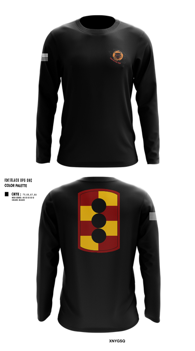 434th FA BDE H2F 66050824 Long Sleeve Performance Shirt 100