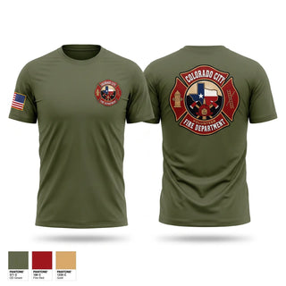 Short Sleeve Performance Shirt, Colorado City Fire Department, Fire Department, Teamtime, Team time, sublimation, custom sports apparel, team uniforms, spirit wear, spiritwear, sports uniforms, custom shirts, team store, custom team store, fundraiser sports, apparel fundraiser