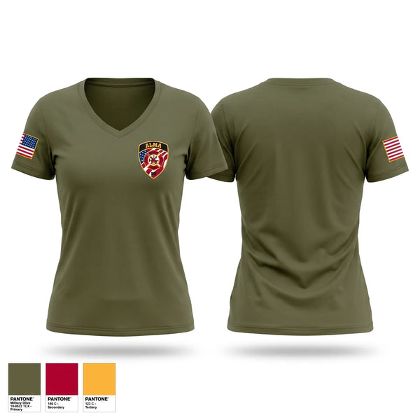 Womens Short Sleeve Vneck Shirt, Alma District Fire Department, Fire Department, Teamtime, Team time, sublimation, custom sports apparel, team uniforms, spirit wear, spiritwear, sports uniforms, custom shirts, team store, custom team store, fundraiser sports, apparel fundraiser