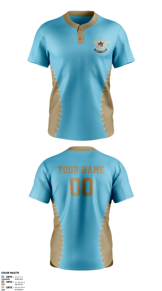 Two Button Softball Jersey, Aviators of Fastpitch, Softball, Teamtime, Team time, sublimation, custom sports apparel, team uniforms, spirit wear, spiritwear, sports uniforms, custom shirts, team store, custom team store, fundraiser sports, apparel fundraiser