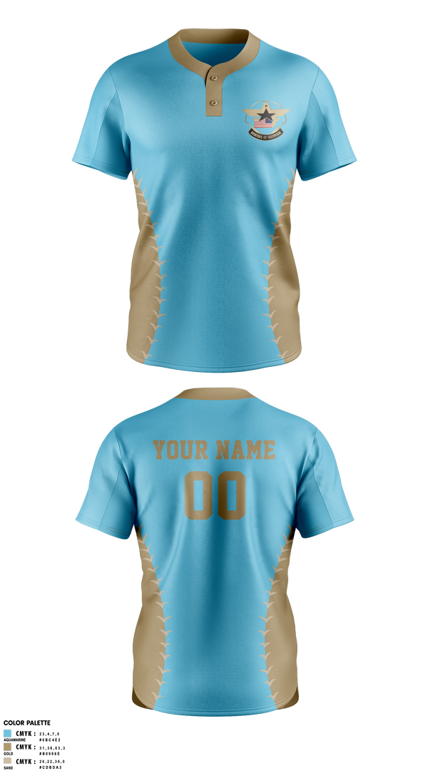 Two Button Softball Jersey, Aviators of Fastpitch, Softball, Teamtime, Team time, sublimation, custom sports apparel, team uniforms, spirit wear, spiritwear, sports uniforms, custom shirts, team store, custom team store, fundraiser sports, apparel fundraiser
