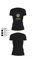 BLACKSHEEP 58862333 Women's Short Sleeve V-neck Shirt - 24