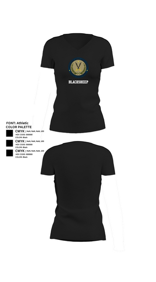 Womens Short Sleeve Vneck Shirt, BLACKSHEEP, , Teamtime, Team time, sublimation, custom sports apparel, team uniforms, spirit wear, spiritwear, sports uniforms, custom shirts, team store, custom team store, fundraiser sports, apparel fundraiser