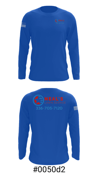 Long Sleeve Performance Shirt, Neal's Lawn Service, , Teamtime, Team time, sublimation, custom sports apparel, team uniforms, spirit wear, spiritwear, sports uniforms, custom shirts, team store, custom team store, fundraiser sports, apparel fundraiser