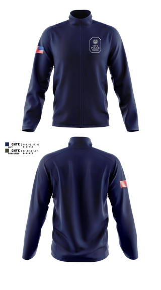 Fleece Jacket, Rockville City Police, Police, Teamtime, Team time, sublimation, custom sports apparel, team uniforms, spirit wear, spiritwear, sports uniforms, custom shirts, team store, custom team store, fundraiser sports, apparel fundraiser