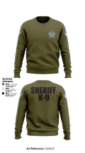 Washington County SO Maine K9 Unit Crew Neck Sweatshirt - 17