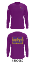 Marion High School Wrestling 62085961 Long Sleeve Performance Shirt - 18