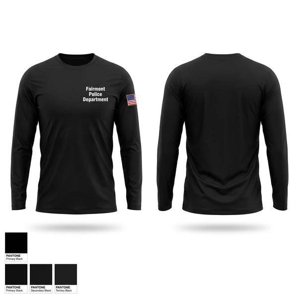 Long Sleeve Performance Shirt, Fairmont Police Department, Police, Teamtime, Team time, sublimation, custom sports apparel, team uniforms, spirit wear, spiritwear, sports uniforms, custom shirts, team store, custom team store, fundraiser sports, apparel fundraiser