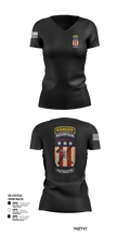 2-47 infantry 3rd BRG 10th MTN 15406658 Women's Short Sleeve V-neck Shirt - 102