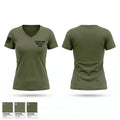 Incarcerated Recovery Team Women's Short Sleeve V-neck Shirt - 1