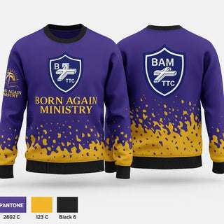 Crew Neck Sweatshirt, Born Again Ministry, , Teamtime, Team time, sublimation, custom sports apparel, team uniforms, spirit wear, spiritwear, sports uniforms, custom shirts, team store, custom team store, fundraiser sports, apparel fundraiser