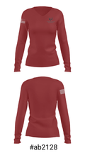 Paso Robles High School Basketball 2099711 Women's Long Sleeve V-neck Shirt - 20