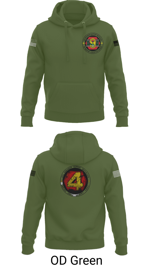 Hoodie, 9th Engineer Support Battalion, Marines, Teamtime, Team time, sublimation, custom sports apparel, team uniforms, spirit wear, spiritwear, sports uniforms, custom shirts, team store, custom team store, fundraiser sports, apparel fundraiser
