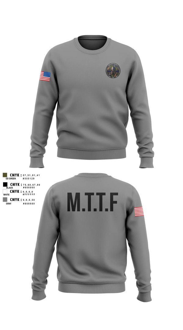 Crew Neck Sweatshirt, Major Theft Task Force, Police, Teamtime, Team time, sublimation, custom sports apparel, team uniforms, spirit wear, spiritwear, sports uniforms, custom shirts, team store, custom team store, fundraiser sports, apparel fundraiser
