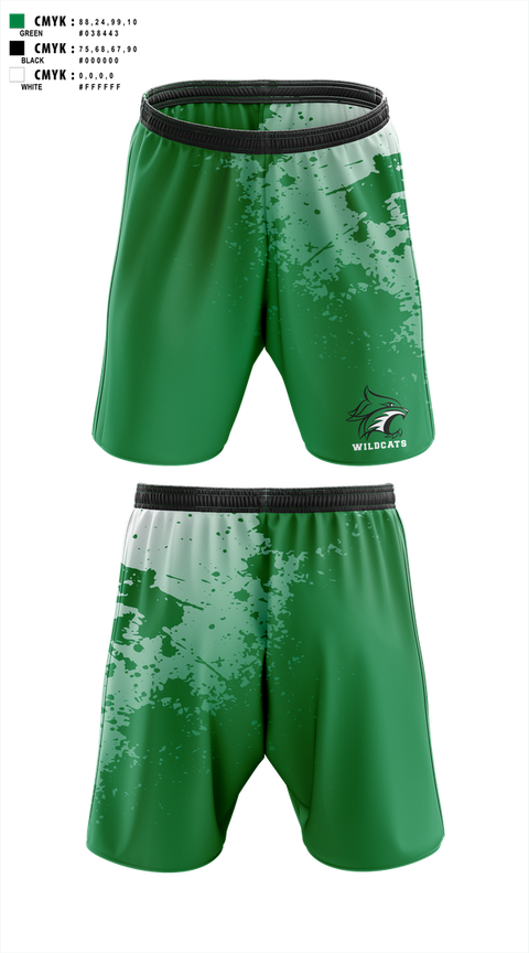 Athletic Shorts With Pockets, Wildcats, , Teamtime, Team time, sublimation, custom sports apparel, team uniforms, spirit wear, spiritwear, sports uniforms, custom shirts, team store, custom team store, fundraiser sports, apparel fundraiser
