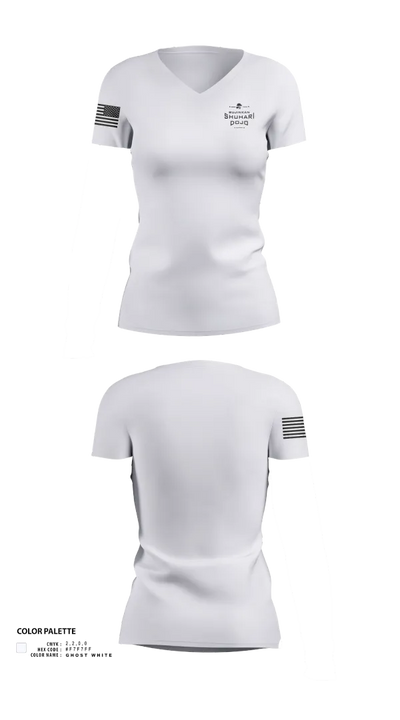 Shuhari Dojo 92861382 Women's Short Sleeve V-neck Shirt - 22