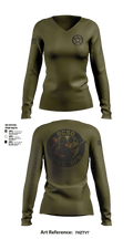 Special Operations 95991151 Women's Long Sleeve V-neck Shirt - 101