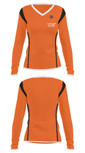 Croton-Harmon High School Wrestling 69464025 Women's Long Sleeve V-neck Shirt - 35