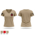 1-183rd Aviation Division 12208025 Women's Short Sleeve V-neck Shirt - 1