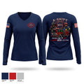 Mars Hill Women's Long Sleeve V-neck Shirt - 1
