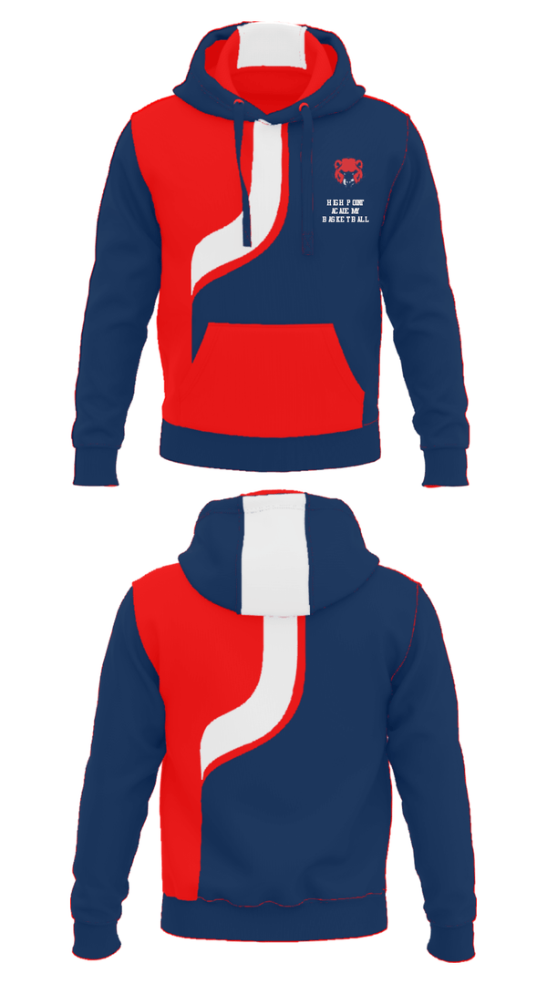 Hoodie, High Point Academy Basketball, Women's Basketball, Teamtime, Team time, sublimation, custom sports apparel, team uniforms, spirit wear, spiritwear, sports uniforms, custom shirts, team store, custom team store, fundraiser sports, apparel fundraiser