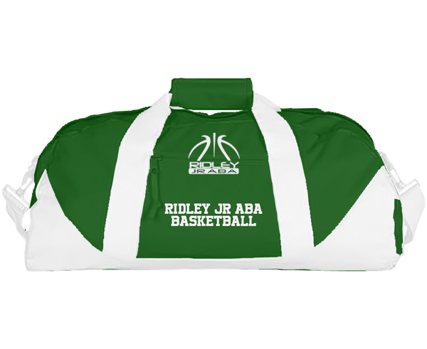 Duffle Bag, Ridley Jr Aba Basketball, Men's Basketball, Teamtime, Team time, sublimation, custom sports apparel, team uniforms, spirit wear, spiritwear, sports uniforms, custom shirts, team store, custom team store, fundraiser sports, apparel fundraiser