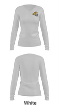 Moshannon Valley High School 76257392 Women's Long Sleeve V-neck Shirt - 6