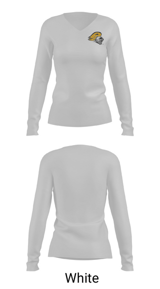 Women's Long Sleeve Vneck Shirt, Moshannon Valley High School, Spirit Store, Teamtime, Team time, sublimation, custom sports apparel, team uniforms, spirit wear, spiritwear, sports uniforms, custom shirts, team store, custom team store, fundraiser sports, apparel fundraiser