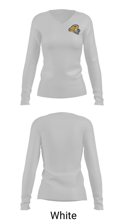 Moshannon Valley High School 76257392 Women's Long Sleeve V-neck Shirt - 6