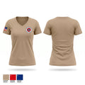ASONABIBO Women's Short Sleeve V-neck Shirt - 1