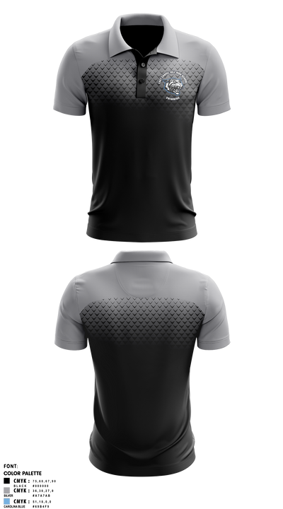 East Chapel Hill High School Swimming Short Sleeve Performance Polo - 2