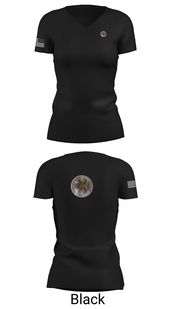 Womens Short Sleeve Vneck Shirt, 240th FRSD, Army, Teamtime, Team time, sublimation, custom sports apparel, team uniforms, spirit wear, spiritwear, sports uniforms, custom shirts, team store, custom team store, fundraiser sports, apparel fundraiser