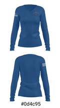 Peace Lutheran School 5235297 Women's Long Sleeve V-neck Shirt - 20