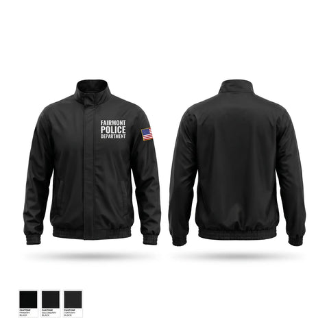 Windbreaker, Fairmont Police Department, Police, Teamtime, Team time, sublimation, custom sports apparel, team uniforms, spirit wear, spiritwear, sports uniforms, custom shirts, team store, custom team store, fundraiser sports, apparel fundraiser