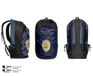 Gear Bag, McCordsville Police Department, Police, Teamtime, Team time, sublimation, custom sports apparel, team uniforms, spirit wear, spiritwear, sports uniforms, custom shirts, team store, custom team store, fundraiser sports, apparel fundraiser