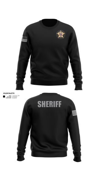 Crew Neck Sweatshirt, WISE COUNTY SHERIFF'S OFFICE - TEXAS, Police, Teamtime, Team time, sublimation, custom sports apparel, team uniforms, spirit wear, spiritwear, sports uniforms, custom shirts, team store, custom team store, fundraiser sports, apparel fundraiser