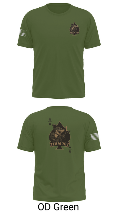 MESG1 TEAM 707 61403527 Short Sleeve Performance Shirt - 53