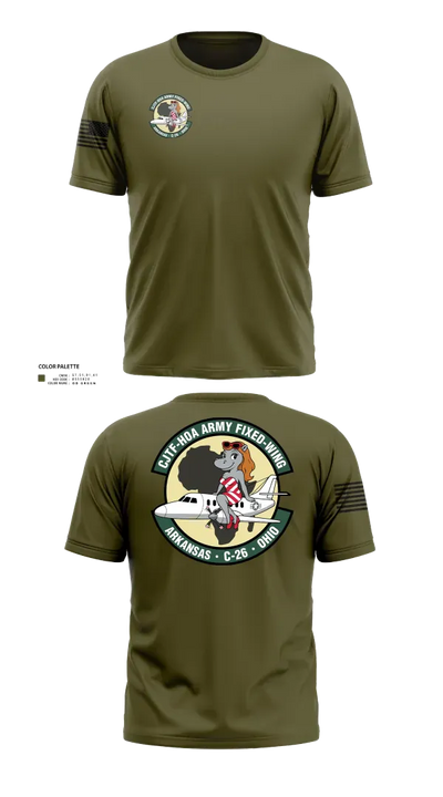DET 2 CO A 2-245th AVN 46226536 Old School Cotton Feel Shirt - 120