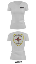New Mexico Corrections Department 14647116 Women's Short Sleeve V-neck Shirt - 12